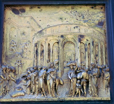 Dettaglio delle Porte del Paradiso da Lorenzo Ghiberti
