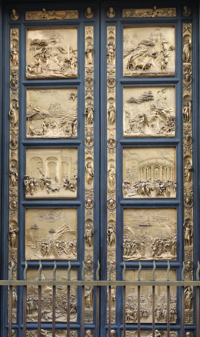 Le Porte del Paradiso nel Battistero di Firenze Copia, 1425-1452 da Lorenzo Ghiberti