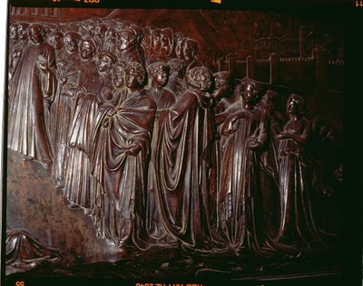 Il Santuario di San Zanobi, dettaglio della folla da Lorenzo Ghiberti
