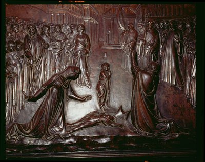Il Santuario di San Zanobi, dettaglio del bambino morto da Lorenzo Ghiberti