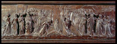 Il Santuario di San Zanobi, dettaglio del rilievo da Lorenzo Ghiberti