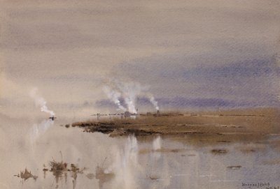 Schizzo sul Potomac, 1883 da Lorenzo J. Hatch