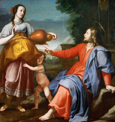 Cristo e la Samaritana da Lorenzo Lippi