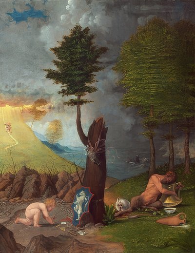 Allegoria della virtù e del vizio da Lorenzo Lotto
