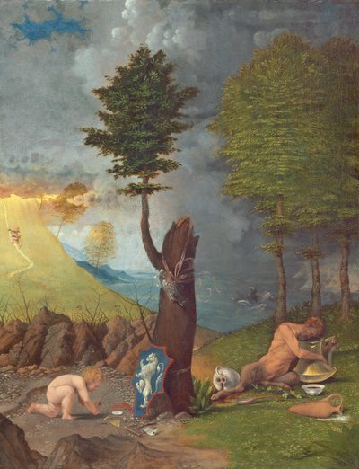 Allegoria della Virtù e del Vizio da Lorenzo Lotto