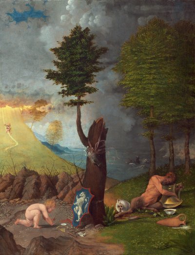 Allegoria della Virtù e del Vizio, 1505 da Lorenzo Lotto