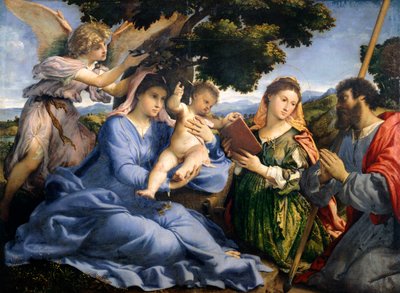 Madonna col Bambino tra i Santi Caterina d