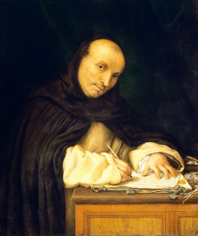 Ritratto di frate domenicano o Ritratto del frate guardiano del Convento di San Zanipolo da Lorenzo Lotto