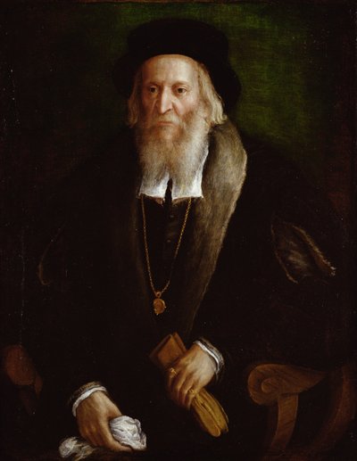 Ritratto di un gentiluomo, detto essere Sebastian Cabot (c.1475-1557) da Lorenzo Lotto