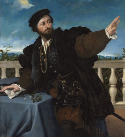 Ritratto di un uomo, forse Girolamo Rosati, 1533-34 da Lorenzo Lotto