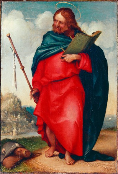 Rappresentazione di San Giacomo Pellegrino da Lorenzo Lotto