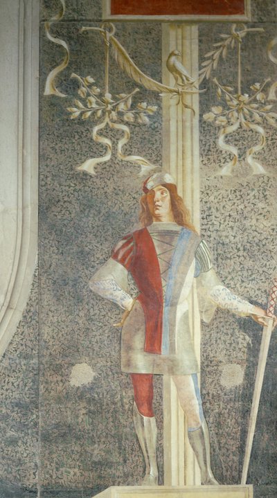 Lapide del Senatore Agostino Onigo (dettaglio) da Lorenzo Lotto