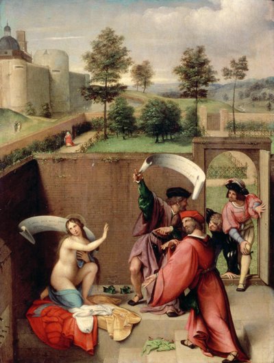 Susanna e i vecchioni da Lorenzo Lotto