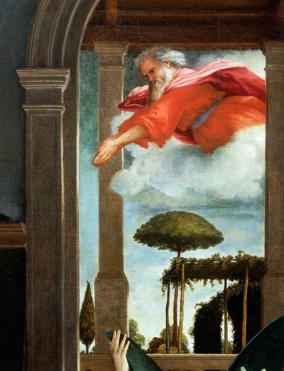 Il Padre Eterno (dettaglio) da Lorenzo Lotto