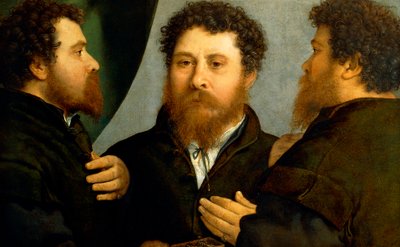 Triplo ritratto di orafo di Lorenzo Lotto da Lorenzo Lotto
