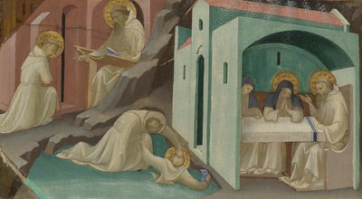 Incidenti nella vita di San Benedetto, 1408 da Lorenzo Monaco