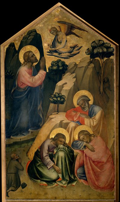 Preghiera nel Giardino degli Ulivi Cristo in preghiera vede l