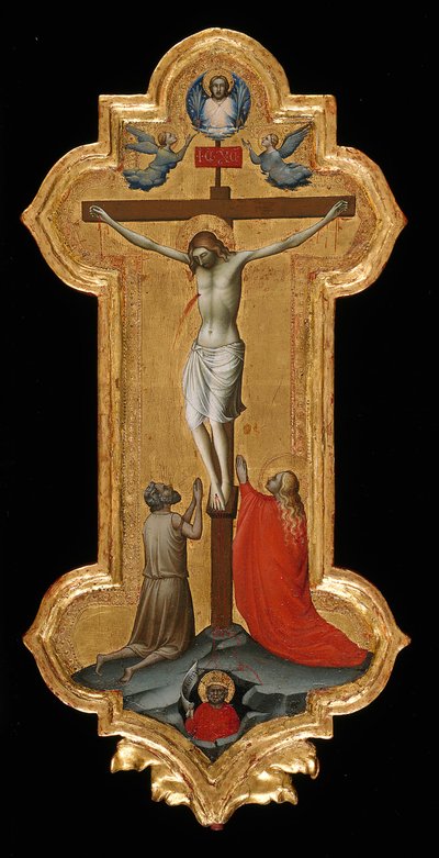 Croce processionale con Santa Maria Maddalena e un eremita beato, 1392-95 da Lorenzo Monaco