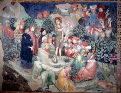 Predicazione di San Giovanni Battista da Lorenzo Salimbeni