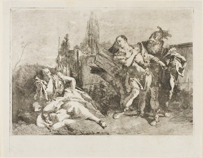 Rinaldo lascia Armida da Lorenzo Tiepolo