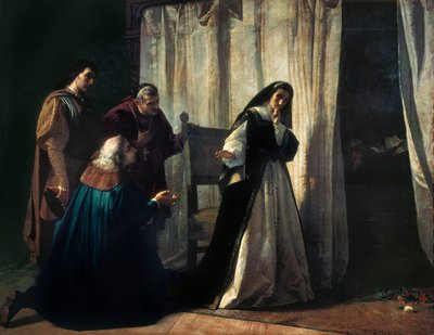 La regina Giovanna I detta Giovanna la Pazza da Lorenzo Valles