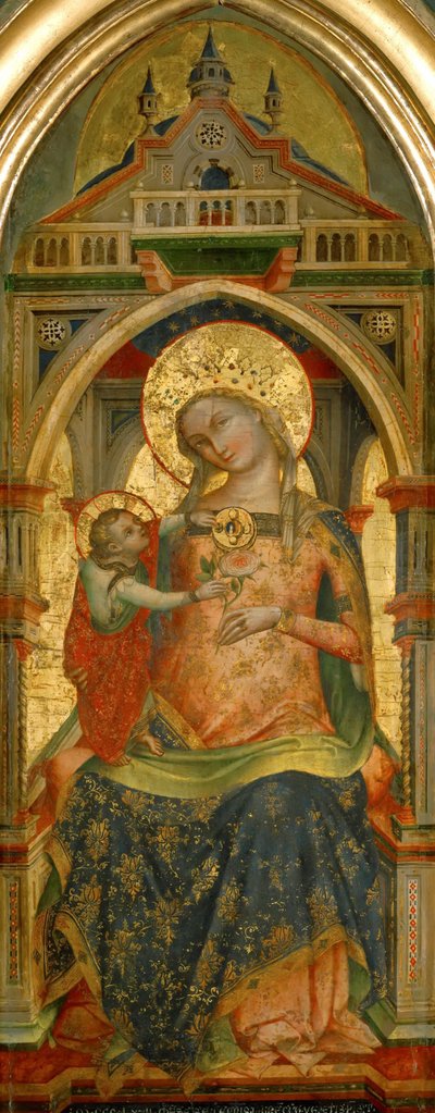 Madonna col Bambino, 1372 da Lorenzo Veneziano