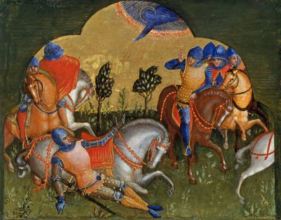 La conversione di Paolo, pannello predella da Lorenzo Veneziano