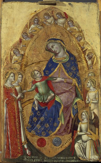 Il matrimonio mistico di Santa Caterina da Lorenzo Veneziano