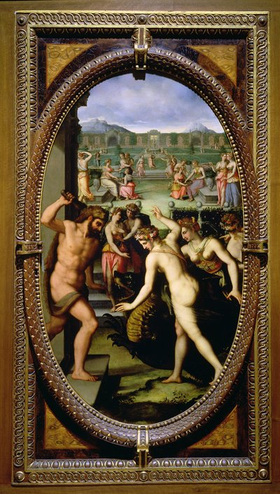 Ercole uccide il drago delle Esperidi, 1572 da Lorenzo dello Sciorina