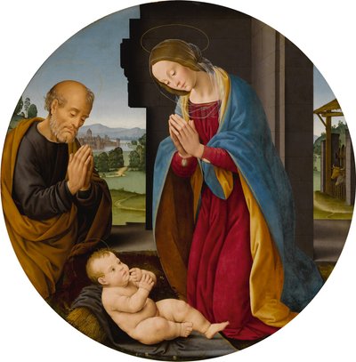 Adorazione di Cristo Bambino da Lorenzo di Credi