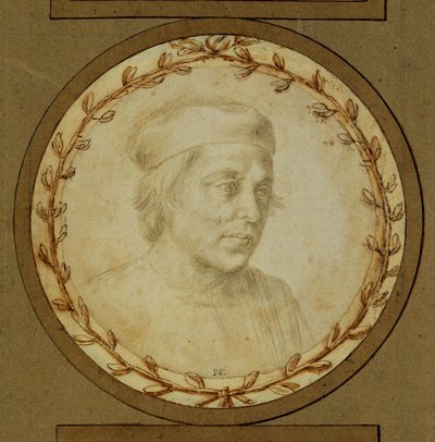 Busto di uomo con zucchetto ... da Lorenzo di Credi