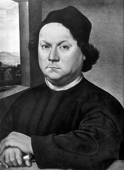 Ritratto di Andrea del Verrocchio di Lorenzo di Credi (circa 1485, Museo degli Uffizi, Firenze) da Lorenzo di Credi