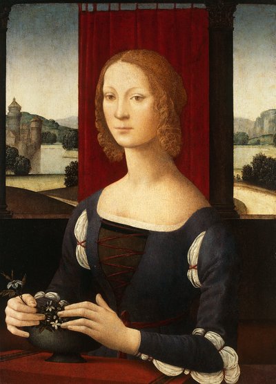 Ritratto di Caterina Sforza Riario da Lorenzo di Credi