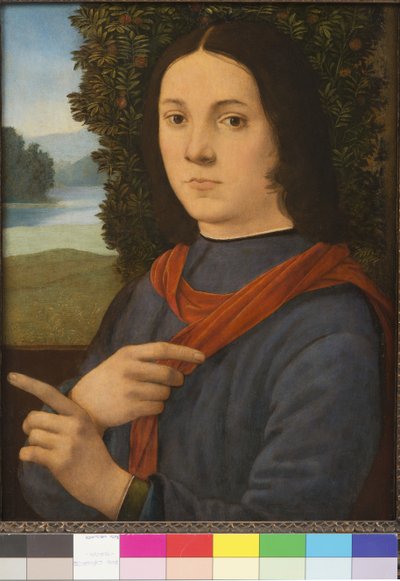 Ritratto di un giovane uomo da Lorenzo di Credi