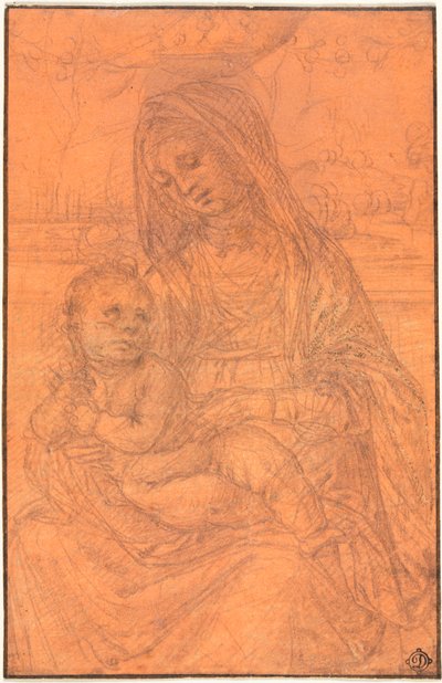 La Vergine e il Bambino, c. 1510 da Lorenzo di Credi