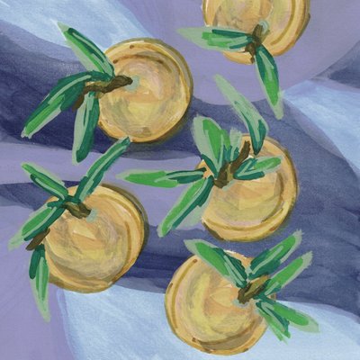 Clementine giallo pastello da Lori Ann Folz
