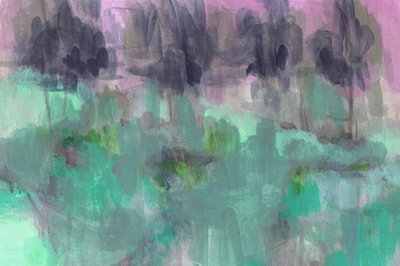 Foresta da sogno color verde acqua da Lori Ann Folz