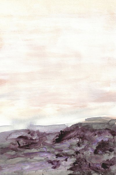 Paesaggio viola nebbioso da Lori Ann Folz