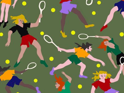 Giocatori di tennis, 2023 da Loudware Loudware