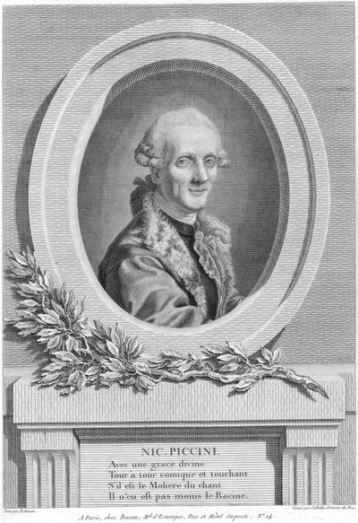 Niccolò Piccinni da Louis Jacques Cathelin