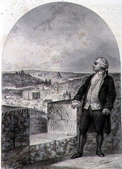 Honoré Gabriel Riqueti, Conte di Mirabeau sulle mura di Parigi, inciso da Philibert Langlois da Louis (after) Marckl