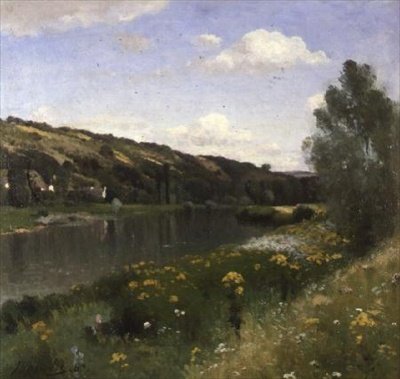 Paesaggio fluviale da Louis Alexandre Bouche