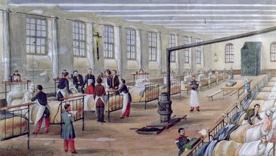 Ospedale Militare di Val-de-Grace a Parigi, 1854 da Louis Amable Crapelet