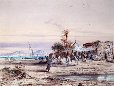 Paesaggio tunisino da Louis Amable Crapelet