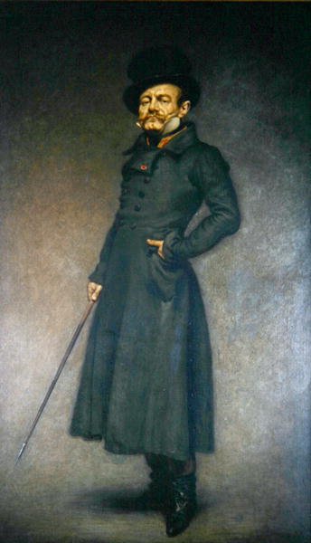 Firmin Gemier (1869-1933) nel ruolo del colonnello Bridau nella commedia 