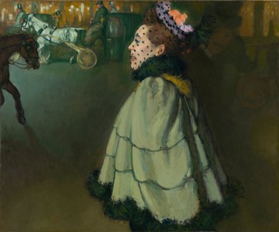Donna agli Champs-Élysées di notte da Louis Anquetin