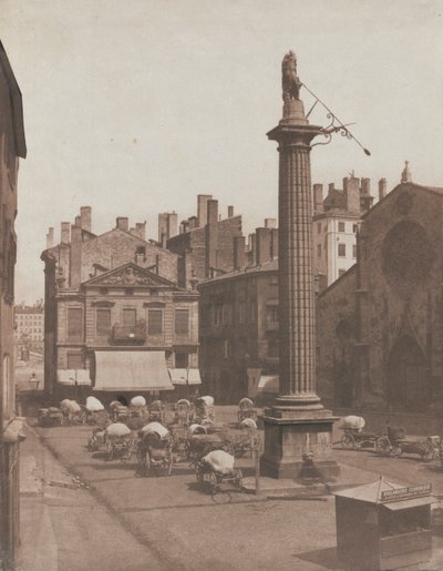 Place des Cordeliers senza titolo, c. 1852-1853 da Louis Antoine Froissart
