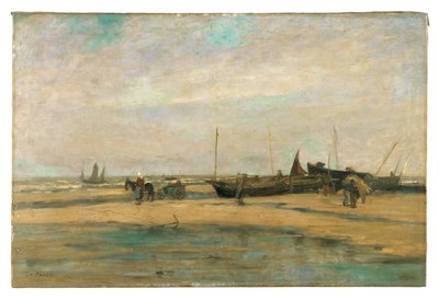 Paesaggio marino a De Panne da Louis Artan
