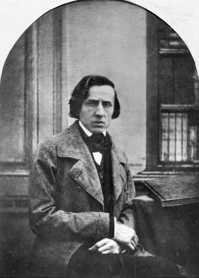 Compositore e pianista polacco Frederic Chopin da Louis Auguste Bisson