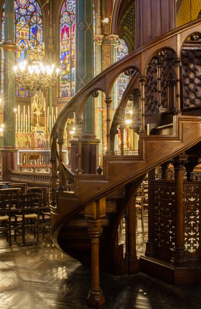 Chiesa di Saint-Eugene-Sainte-Cécile, Parigi, 2023 da Louis Auguste Boileau